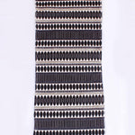 Load image into Gallery viewer, Aztec Black Woven Fabric Table Runner with Tassel