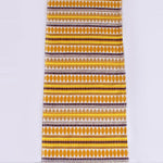 Load image into Gallery viewer, Aztec Yellow Woven Fabric Table Runner with Tassel