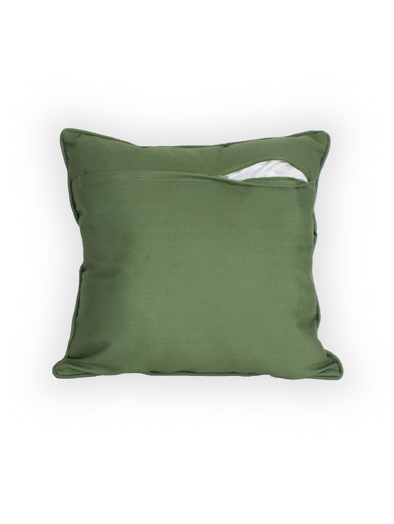 Polycotton Tufted Cushion Cover | Pack of 1 | Ideal for sofas, beds, and lounge chairs