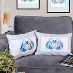 Load image into Gallery viewer, Both Side Block Print Peacock Cushion Cover Set of 2 ( 12 X 18 Inches )
