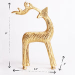 Load image into Gallery viewer, Metal Deer Antler Statue - Contemporary Wildlife Art Decor
