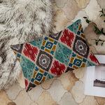 Load image into Gallery viewer, Soft Touch Luxurious Ethnic Printed Cotton Canvas Rectangular Cushion Cover Set of 2