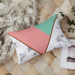 Load image into Gallery viewer, Geometrical Printed Cotton Canvas Rectangular Cushion Cover Set of 2