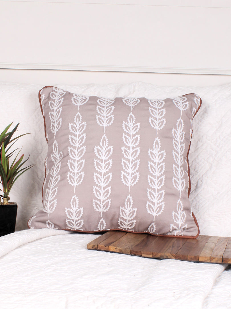 Polycotton Tufted Cushion Cover | Pack of 1 | Ideal for sofas, beds, and lounge chairs