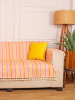 Load image into Gallery viewer, Pink Jacquard 1-Seater Sofa Cover