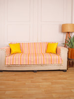 Load image into Gallery viewer, Pink Jacquard 1-Seater Sofa Cover