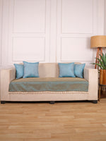 Load image into Gallery viewer, Jute Sofa Seat Cover – Silkbrown, 48x30 Inch