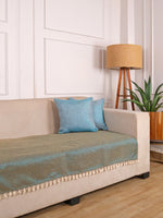 Load image into Gallery viewer, Jute Sofa Seat Cover – Silkbrown, 48x30 Inch