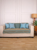 Load image into Gallery viewer, Jute Sofa Seat Cover – Silk Brown, 70x60 Inch