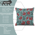 Load image into Gallery viewer, Soft Touch Luxurious Ethnic Printed Cotton Canvas Cushion Cover Set of 2