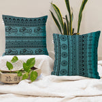 Load image into Gallery viewer, Soft Touch Luxurious Printed Cotton Canvas Cushion Cover Set of 2