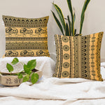 Load image into Gallery viewer, Soft Touch Luxurious Printed Cotton Canvas Cushion Cover Set of 2