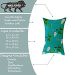 Load image into Gallery viewer, Soft Touch Luxurious Animal Printed Cotton Canvas Rectangular Cushion Cover Set of 2