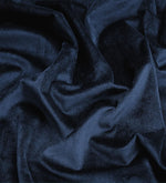 Load image into Gallery viewer, Smooth Textured Velvet Curtains, Premium & Elegant Door Curtains with Tieback and Eyelets (Blue)