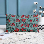Load image into Gallery viewer, Soft Touch Luxurious Ethnic Printed Cotton Canvas Rectangular Cushion Cover Set of 2