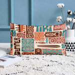 Load image into Gallery viewer, Soft Touch Luxurious Ethnic Printed Cotton Canvas Rectangular Cushion Cover Set of 2