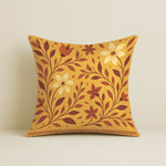 Load image into Gallery viewer, Satin Traditional Cow and Floral Design in Rajasthani Style Cushion Covers | 16x16 Inches | Set of 2