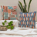Load image into Gallery viewer, Soft Touch Luxurious Ethnic Printed Cotton Canvas Cushion Cover Set of 2
