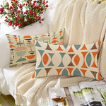 Load image into Gallery viewer, Soft Touch Luxurious Printed Cotton Canvas Rectangular Cushion Cover Set of 2