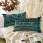 Load image into Gallery viewer, Soft Touch Luxurious Printed Cotton Canvas Rectangular Cushion Cover Set of 2