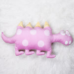 Load image into Gallery viewer, Addorable Cuddly and Perfect Plush Cute Shaped Cushion for all ages - Dino Pink
