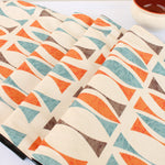 Load image into Gallery viewer, Radiant Sunshine Exotic Canvas Table Runner for a Summery Look With Tassel