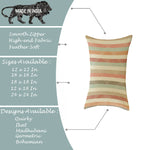 Load image into Gallery viewer, Ethnic Printed Canvas Cotton Rectangular Cushion Covers, Set of 2