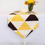 Load image into Gallery viewer, Calm Breeze Exotic Canvas Table Runner for a Summery Look With Tassel