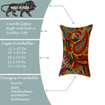 Load image into Gallery viewer, Abstract Printed Cotton Canvas Rectangular Cushion Covers, Set of 2 (12 x 18 Inches)