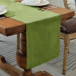 Load image into Gallery viewer, Luxurious Velvet Table Runner for Elegant Dining, Mehndi