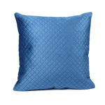 Load image into Gallery viewer, Both Side Quilted Velvet Cushion Cover (Set of 5), Blue