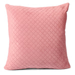 Load image into Gallery viewer, Both Side Quilted Velvet Cushion Cover (Set of 2), Peach