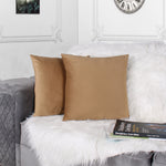 Load image into Gallery viewer, Soft Luxurious Velvet Cushion Covers Set of 2, Brown