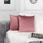 Load image into Gallery viewer, Soft Luxurious Velvet Cushion Covers Set of 2, Peach