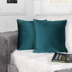 Load image into Gallery viewer, Both Side Quilted Velvet Cushion Cover (Set of 2), luxury