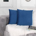 Load image into Gallery viewer, Soft Luxurious Velvet Cushion Covers Set of 2, Blue