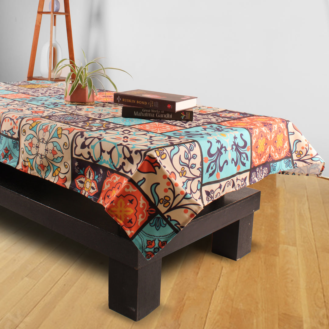 Premium Cotton Canvas Table Cover for Home and Events, 40X60 Inches