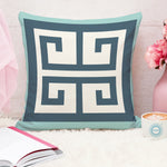 Load image into Gallery viewer, Geometrical Printed Canvas Cotton Cushion Covers, Set of 5 (12 x 12 Inches)