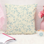 Load image into Gallery viewer, Teal Printed Canvas Cotton Rectangular Cushion Covers, Combo Set 5