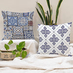Load image into Gallery viewer, Ethnic Persian Art Box Printed Canvas Cotton Rectangular Cushion Covers, Set of 2 (24 x 24 Inches)