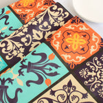 Load image into Gallery viewer, Geometric Cotton Canvas Table Runner