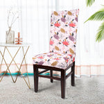 Load image into Gallery viewer, Ornate Flower Printed Spandex Chair Slipcovers | Stretchable Chair Covers
