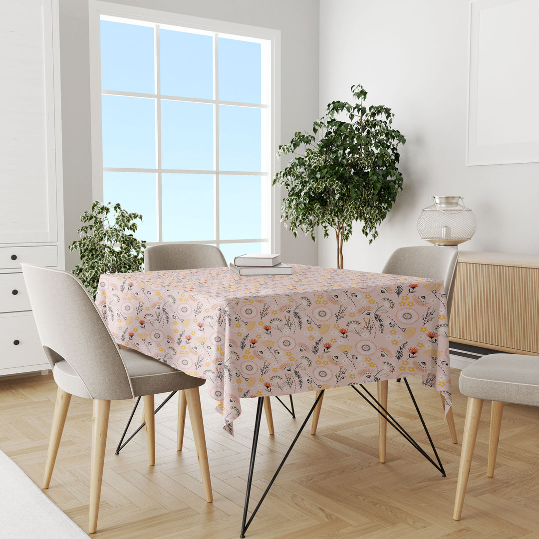 Premium Cotton Canvas Table Cover for Home and Events, 40X60 Inches