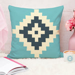 Load image into Gallery viewer, Geometrical Printed Canvas Cotton Cushion Covers, Set of 2 (24 x 24 Inches)