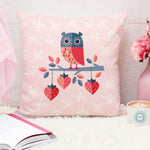 Load image into Gallery viewer, Owl Printed Cotton Canvas Cushion Cover, Pack of 5