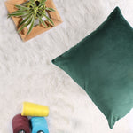 Load image into Gallery viewer, Soft Luxurious Velvet Cushion Covers Set of 2, Green