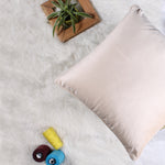 Load image into Gallery viewer, Velvet Cushion Cover With Piping - Perfect for Home Décor Set of 5, Beige
