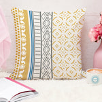 Load image into Gallery viewer, Geometrical Printed Canvas Cotton Cushion Covers, Set of 5