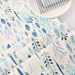 Load image into Gallery viewer, Refreshing Waterfall Exotic Canvas Table Runner for a Summery Look With Tassel