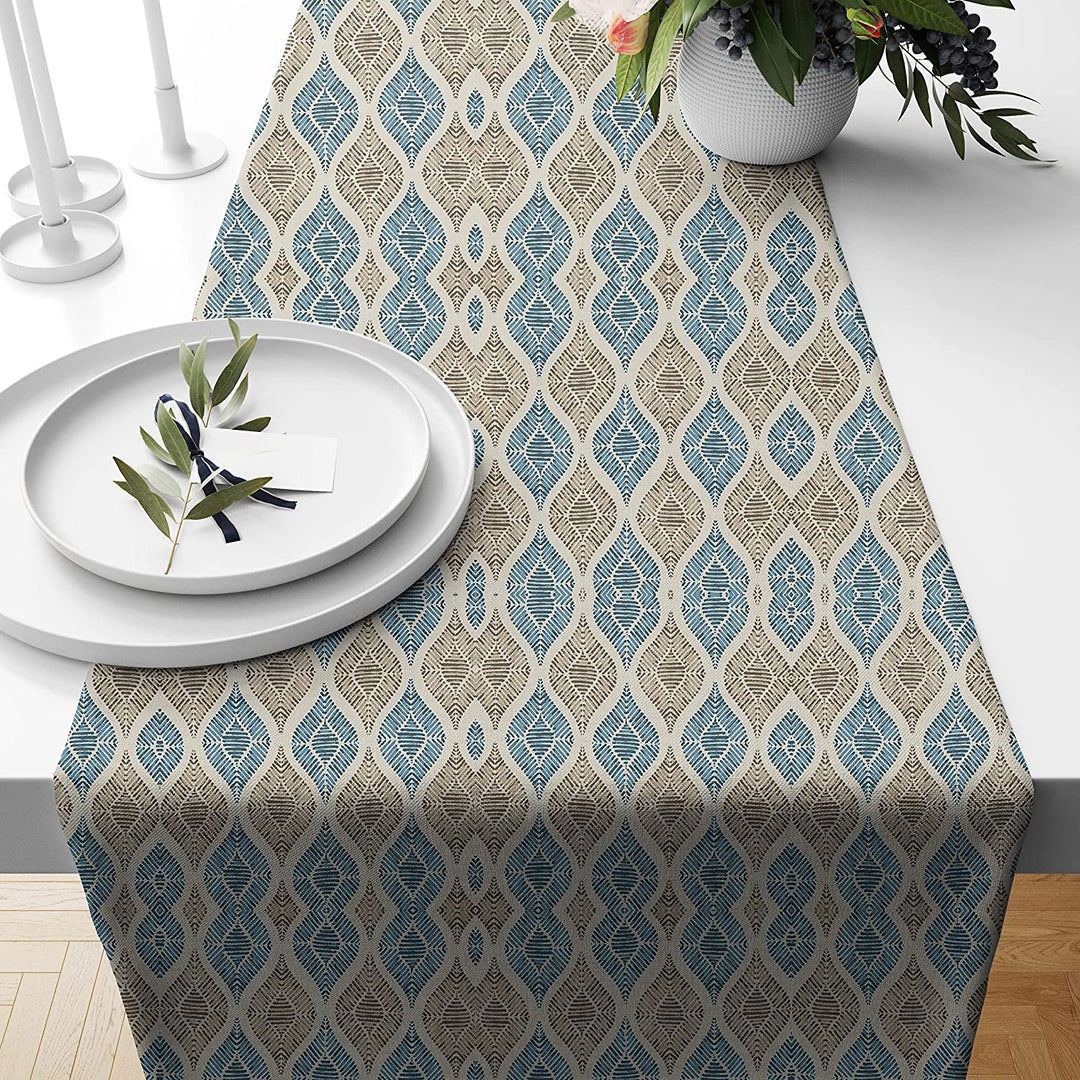 Mystical Nightfall Exotic Canvas Table Runner for a Summery Look